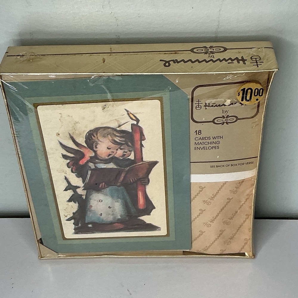 Vintage Hallmark 80s Hummel Christmas Cards & Envelopes Carolers‎ Sealed NEW